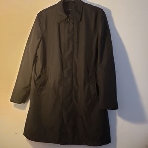 Coat Black Long Small Banana Republic Raincoat Win
